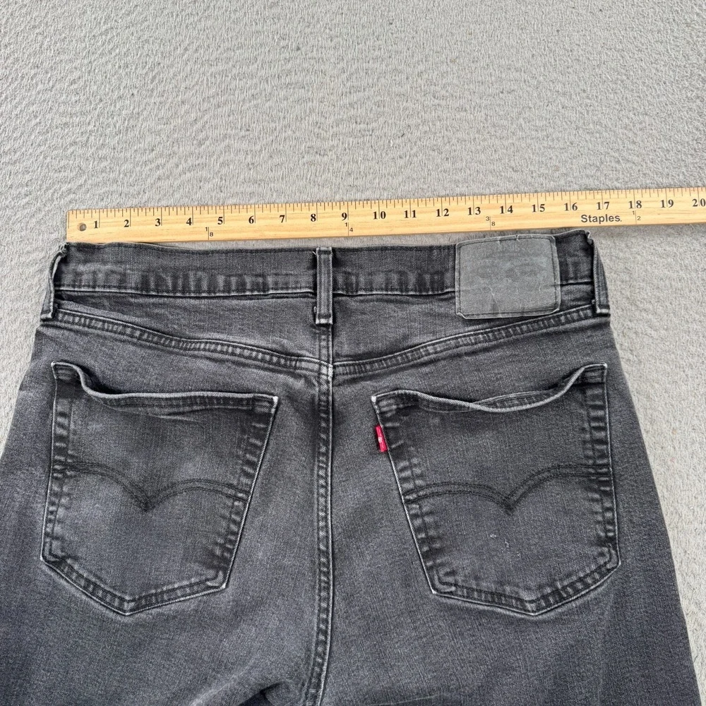 Levi's Jeans‎ Men's 34x29 Black Denim Straight Faded Travel Outdoor Workwear